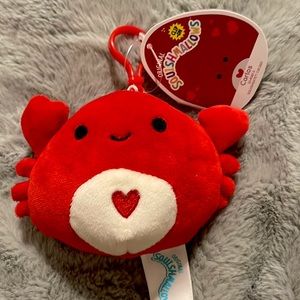 🦀 NWT Carlos Squishmallows clip on ❤️